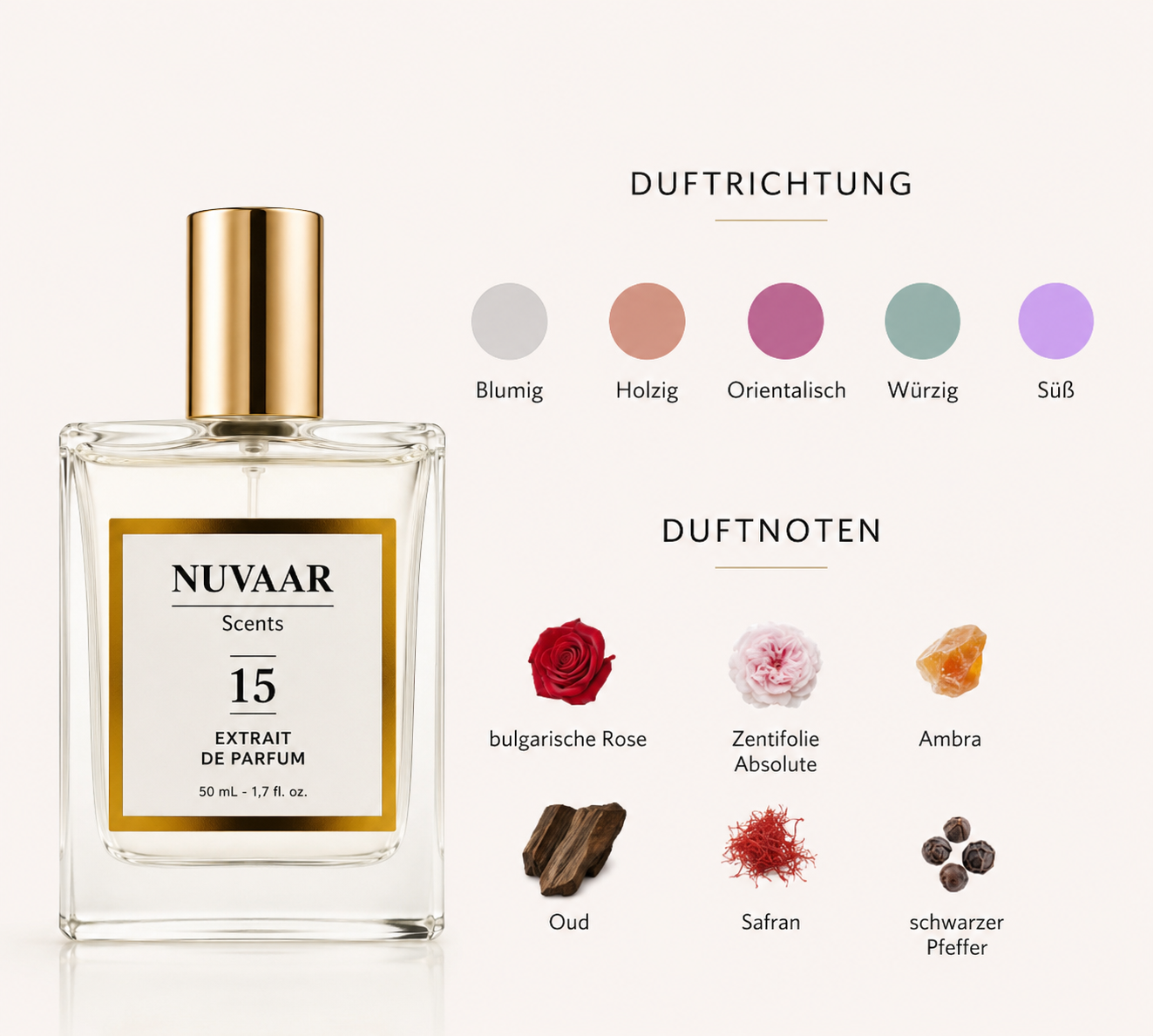 Nuvaar No 15 Extrait de Parfum